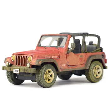 

Maisto 1:27 Jeep Wrangler Rubicon SUV Off-road Vehicle Static Die Cast Vehicles Collectible Model Car Toys