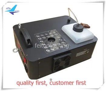 

E-6pcs+fly case Wedding disco 1500W RGB DMX 512 Vertical Fog Led Smoke Machine 24*3W RGB