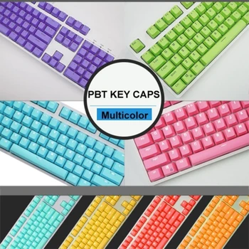 104 Keys Double Shot PBT Backlit Spacebar Keycaps Gaming Rainbow Keycaps Set for Cherry MX Mechanical Keyboard Key Cap Switches pro wired rgb mechanical keyboard bluetooth wireless cherry switch gaming keyboard double shot backlit keycaps for gamer