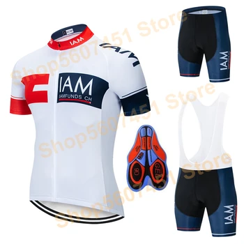 

IAM 2020 Summer Cycling Jersey Set MTB Bike Clothes Racing Bicycle Clothing Outdoor quick-drying Hombre Ropa Maillot Ciclismo