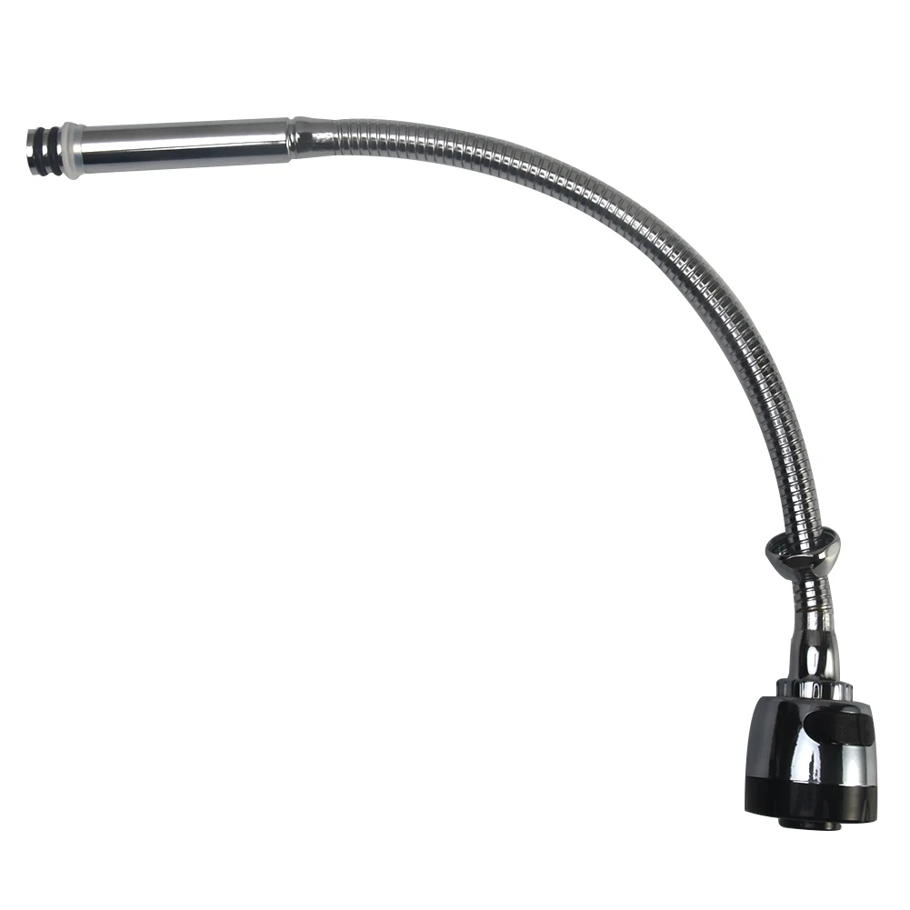 

New 360 Degree Rotation Flexible Tap Stainless Steel Faucet Spout Kitchen Sink Faucet Pipe Fittings Single Hole Connection