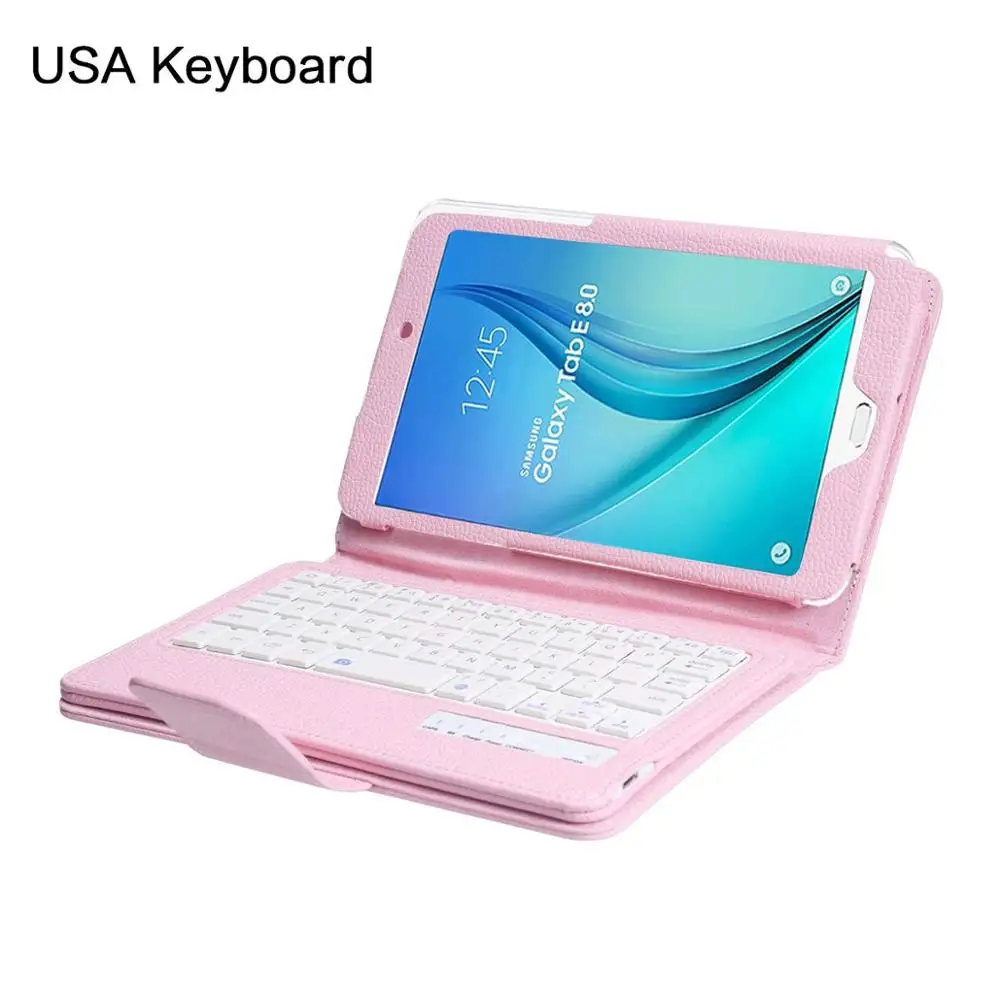 Магнитный чехол для samsung Galaxy Tab E 8,0 T377 с клавиатурой PU кожаный чехол для samsung Tab E 8,0 T377 чехол для клавиатуры