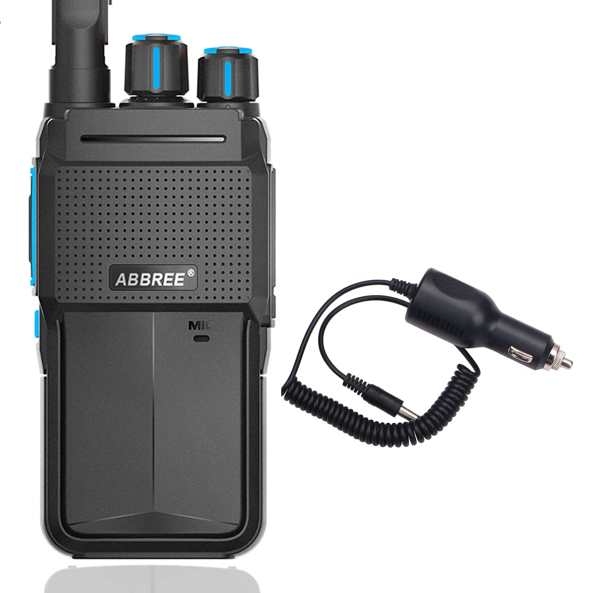 ABBREE AR-F2 мини-рация Портативная радиостанция BF-888S UV-5R двухстороннее радио uhf band 400-480 МГц HF трансивер - Цвет: add car charger