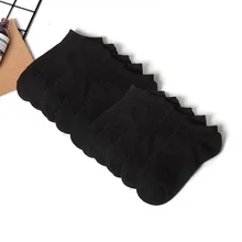  10 Pairs/lot Cotton Men's Socks Bs Solid Color Short Socks Men Business Casual Thin Socks Spring Summer Unisex calcetines hombre 