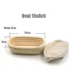 Oval 15x8x5