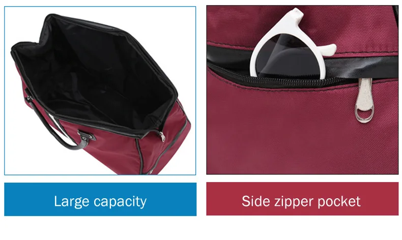 Портативные дорожные сумки для женщин, полосатые дорожные сумки, модная ручная сумка для багажа, большая сумка для хранения одежды, органайзер для мужчин XA829WB