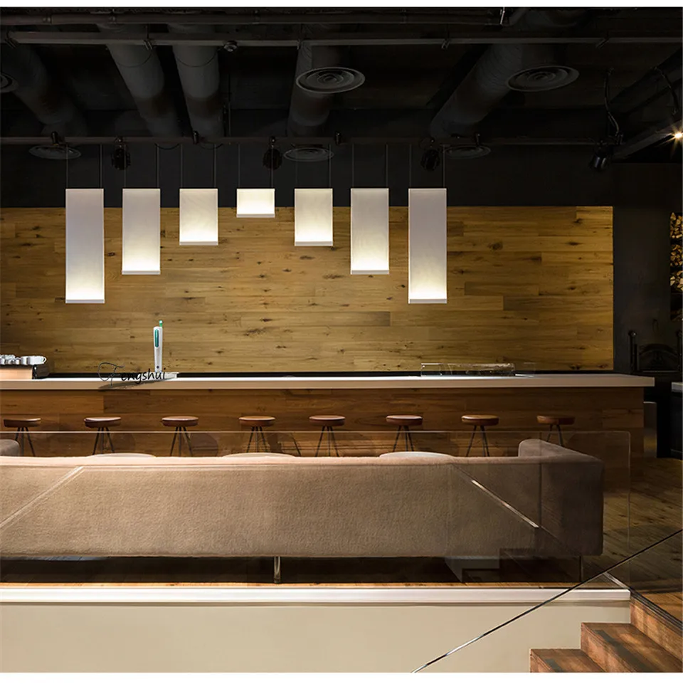 Chinese Style Iron Fabric Pendant Lights Lighting LED Light Fixture Pendant Lamp Dining Room Kitchen Japanese Shop Hanging Lamp