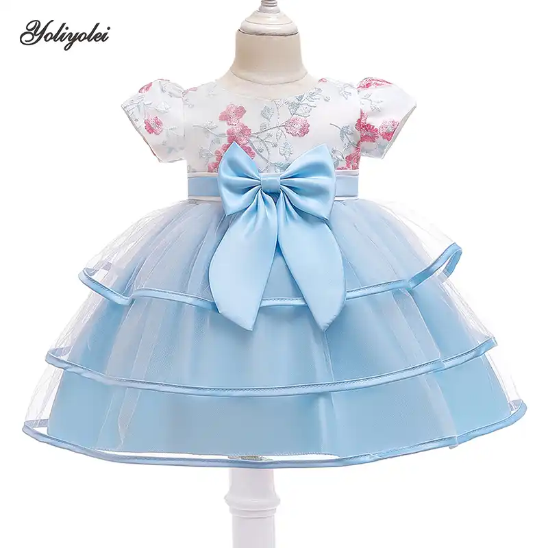 cute baby girl in princess dress