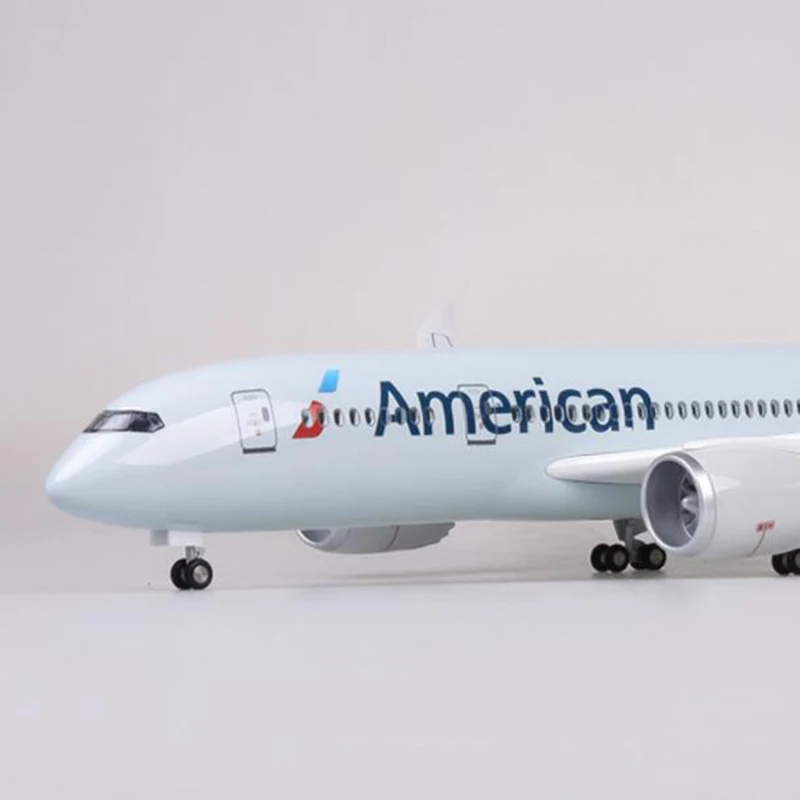 Коллекция 1:130 литая под давлением пластиковая Смола самолет 47 см Boeing B787 Dreamliner