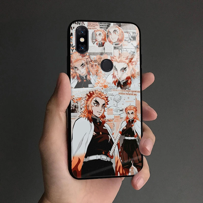 Kimetsu no Yaiba аниме коллаж мягкий силиконовый стеклянный чехол для телефона чехол для Xiaomi mi 8 9 SE mi x 2 2s 3 Red mi Note 5 6 7 8 Pro - Цвет: AE 2582