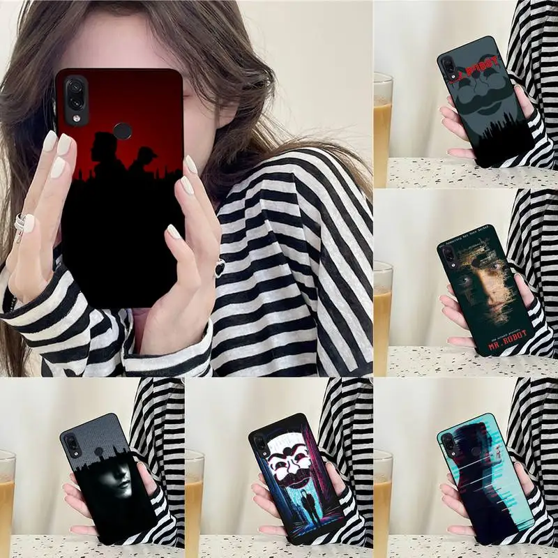 Чехол для телефона Mr Robot Fundas чехол Xiaomi 8 9 Note10 Redmi 9T Note9 4G | Мобильные телефоны и