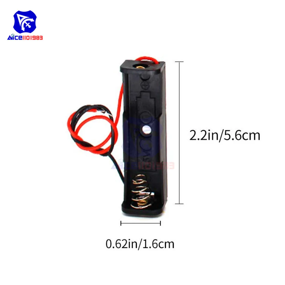 Diymore 1 шт пластиковый держатель батареи с проводом * AA сотовый пакет|holder box|holder aaholder