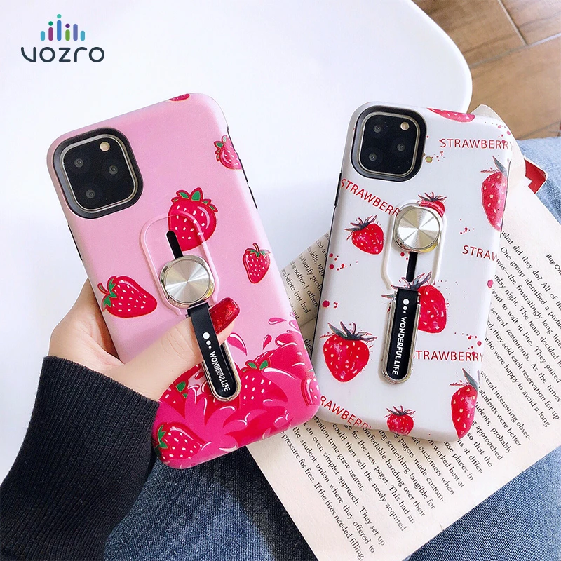 

VOZRO Multi Function Bracket Phone Case For 2019 Iphone 11 Pro X XR XS Max 6 6S 7 8 Plus Case Telephone Covers Accessories Bag