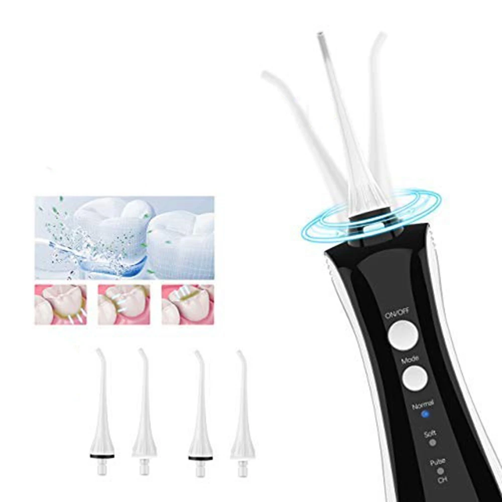 Beste 330 Ml Draadloze Monddouche Water Flosser 3 Modi Draagbare Tandheelkundige Waterstraal Usb Oplaadbare Tooth Cleaner IPX7 Waterdicht
