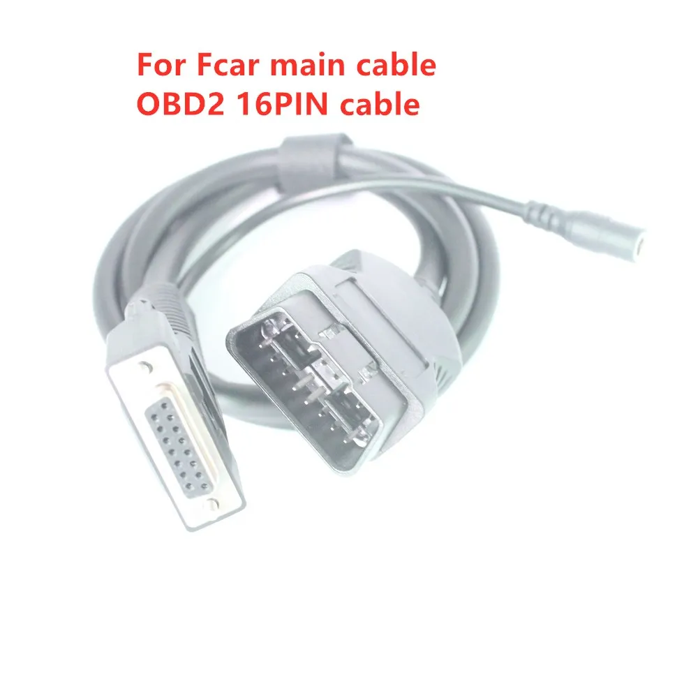 Acheheng Per Fcar Cavo Principale F3-A F3-W F3-S F7S Riparazione Auto Obdii Auto Cavi Obd2 Adattatore 12V Obd-Ii Filo Obd 2 Cavo Diagnostico