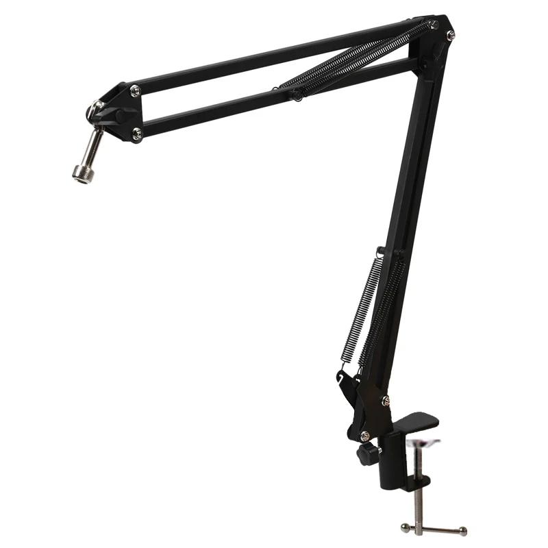 Microphone Scissor Arm Stand 75cm High Tabletop Boom Mic Suspension Mount for Blue Yeti Pro USB Holder | Электроника
