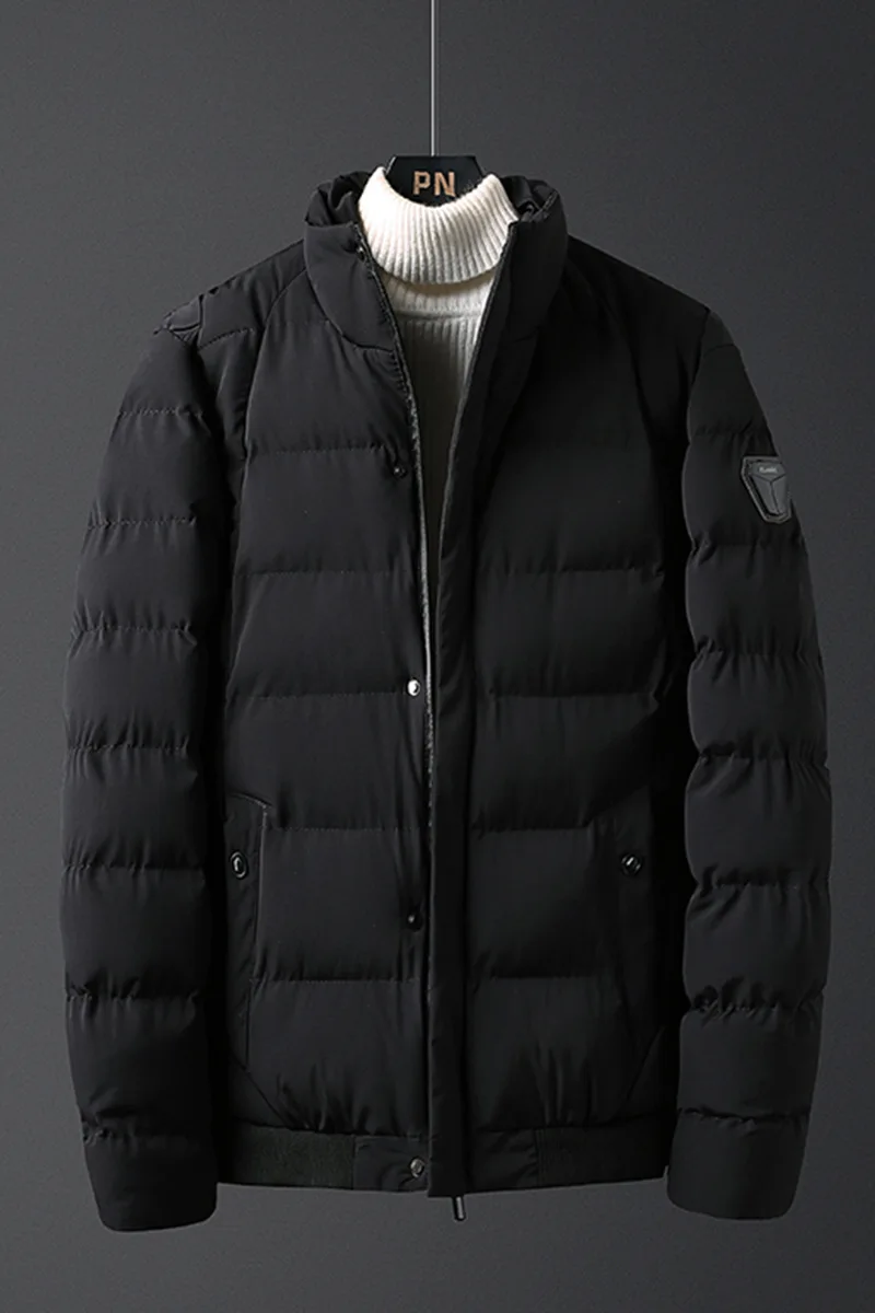 New Products Winter Men's Korean-style Slim Fit Cotton Coat BOY'S-Style Stand Collar Trend Loose Casual Cotton-padded Cloth