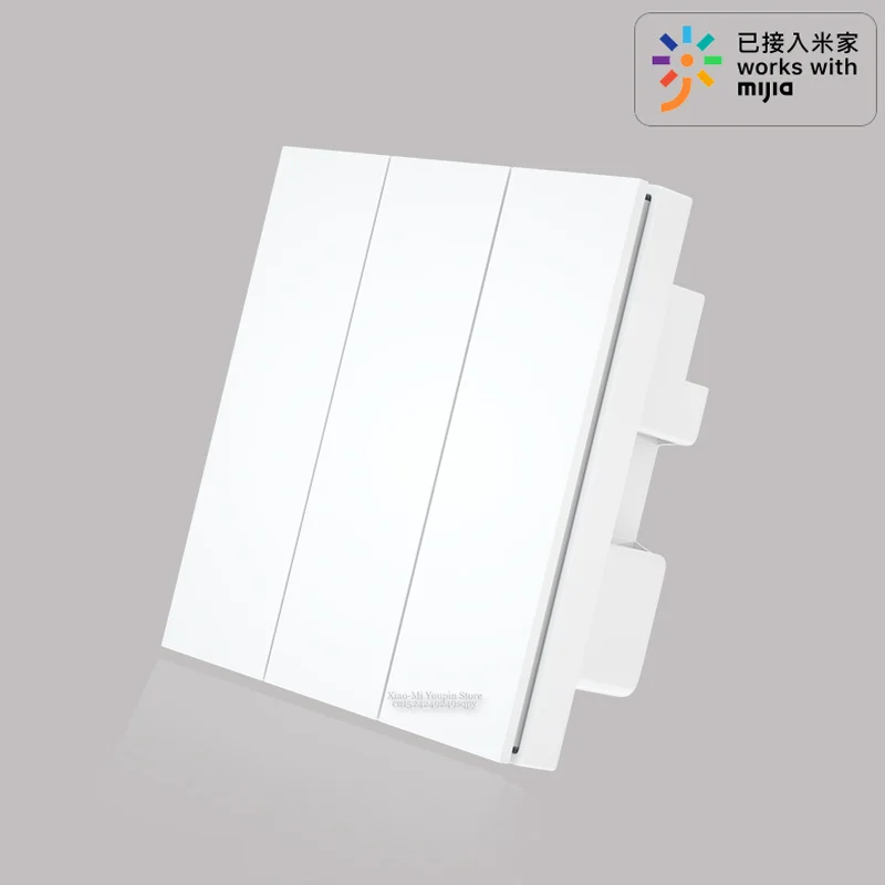 Xiaomi Mijia PTX Смарт Домашнее освещение с помощью светодиодов Управление устройство FireWire Беспроводной ключ настенный выключатель через смартфон приложение пульт дистанционного управления