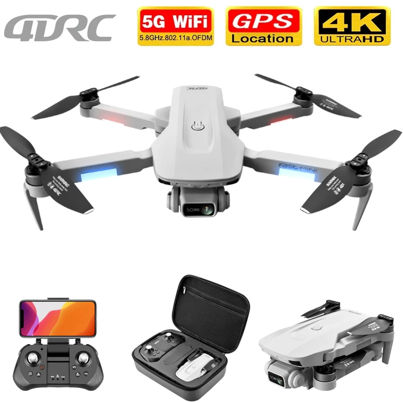 Квадрокоптер складной 4DRC F8 Радиоуправляемый Дрон с 5G HD 4K 2000 м передача