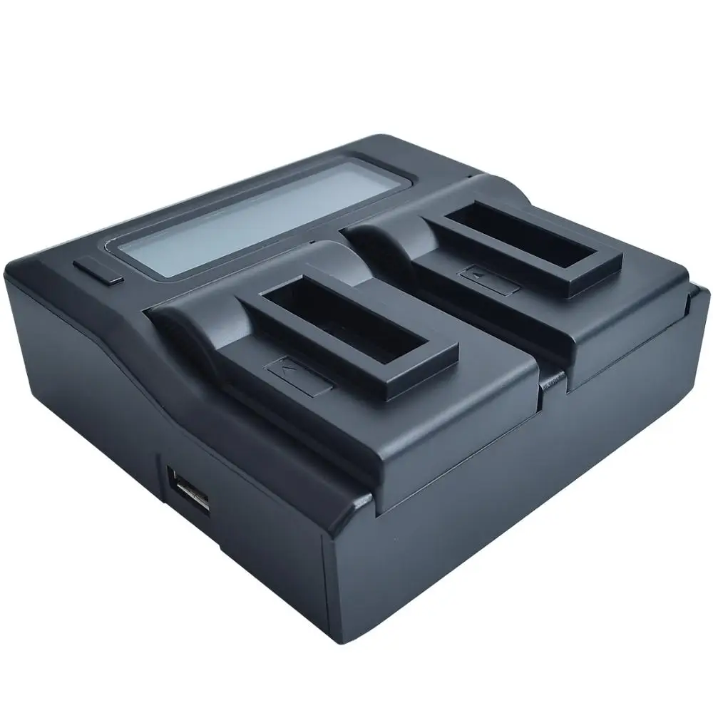 DSTE US Plug lcd двойное зарядное устройство с автомобильным адаптером для камеры DJI AB1