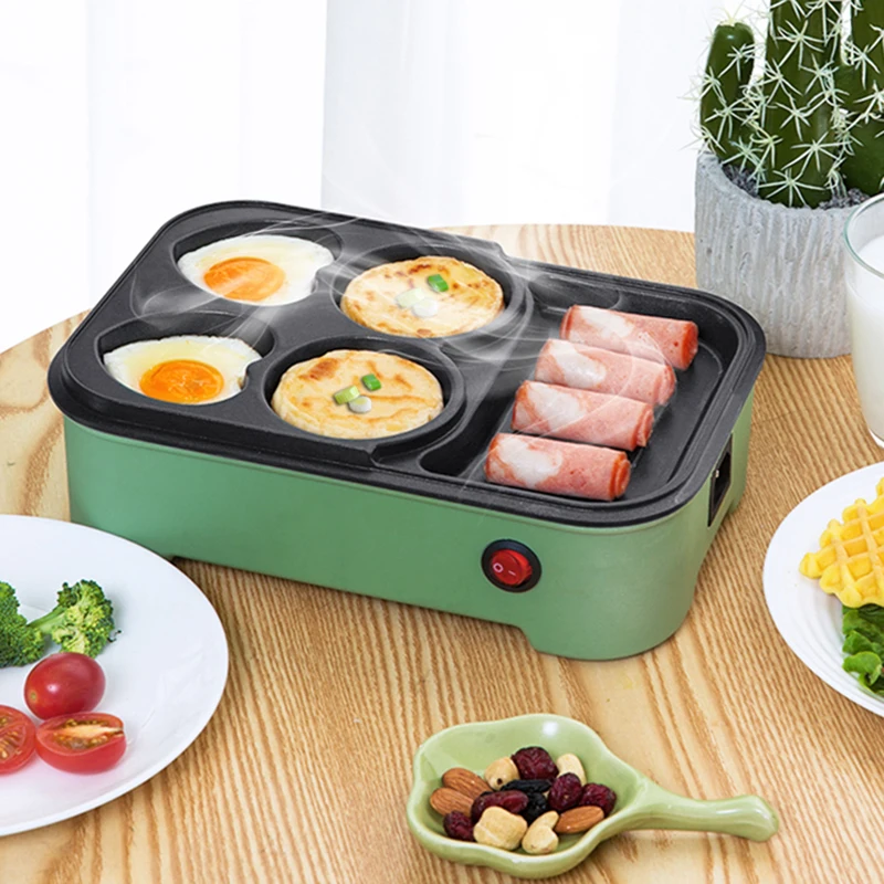 1360W Electric Eggs Roasted Hamburger Machine Mini Pie Pancake Baking Fried  Egg Omelette Frying Pan Breakfast Maker Multicooker - AliExpress