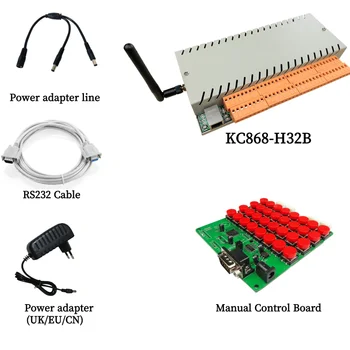 

32 Channel Ethernet Wifi Relay Smart Controller Home Automation And Button Key Board App For WAN And LAN Without Internet