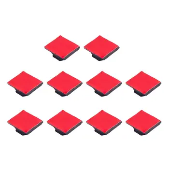 

10 Pcs Self Adhesive Car Auto Rectangle Tie Fastners Cable Mount Clip Clip