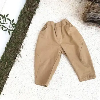 

2020 New Girls Boys Pants Fashion Kids Long Pants 2-7 Years