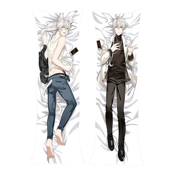 

Anime Game Mystic Messenger 707 Luciel Choi Han Jumin Hugging Body Pillow Cover Case Male Bedding Dakimakura Hold Pillowcases