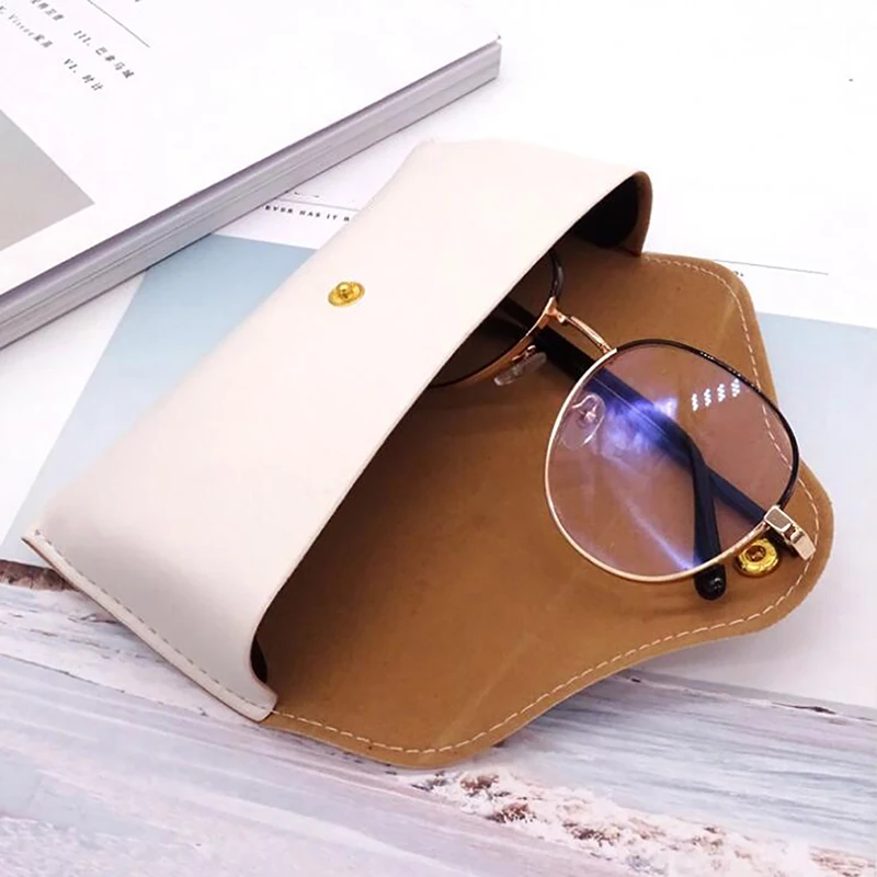 Convenient Lightweight Leather Sunglasses Case glasses box sunglasses box high-grade Easy To Carry Glasses Case cover