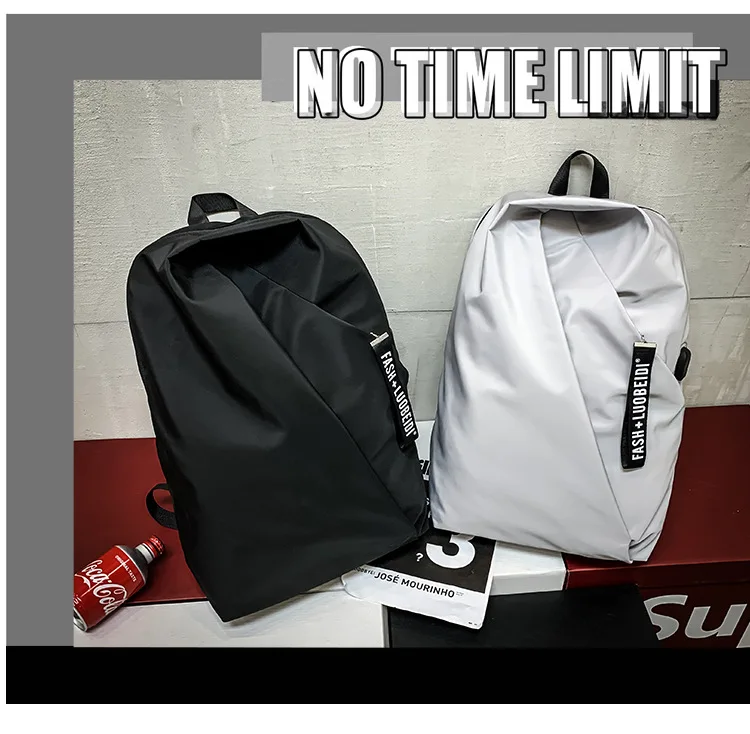 Men Backpack for Laptop 15.6"USB School Fashion Men Travel Backpack Bag Water Proof Backpack Men External USB Charge Bag