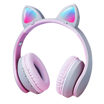 

Cat Ear Headphones Wireless Bluetooth Subwoofer 7.1 Surround Sound Bluetooth 5.0 Headphones