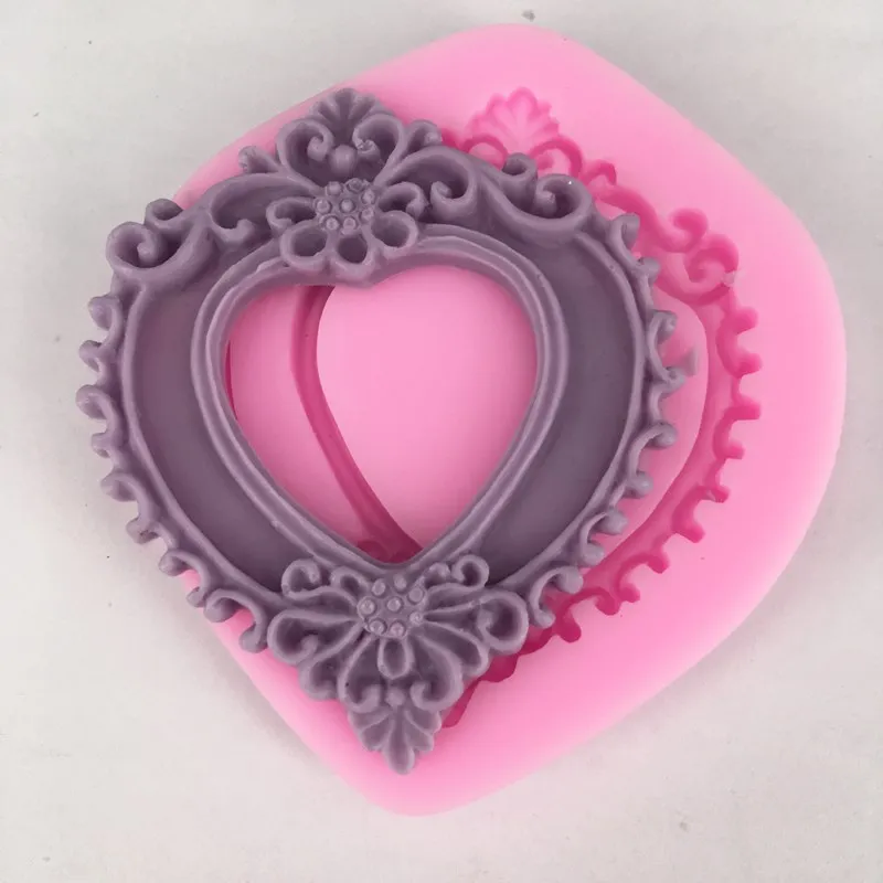 Heart Shaped Soap Mold Silicone Mould Food Grade Baking Accessories