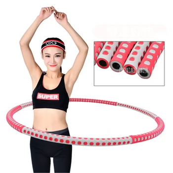

96cm Fitness Circle Removable Weight Loss Hard Tube Equipment Waist Slimming Fitness Fitness Circle Stainless steel Tube MLX888