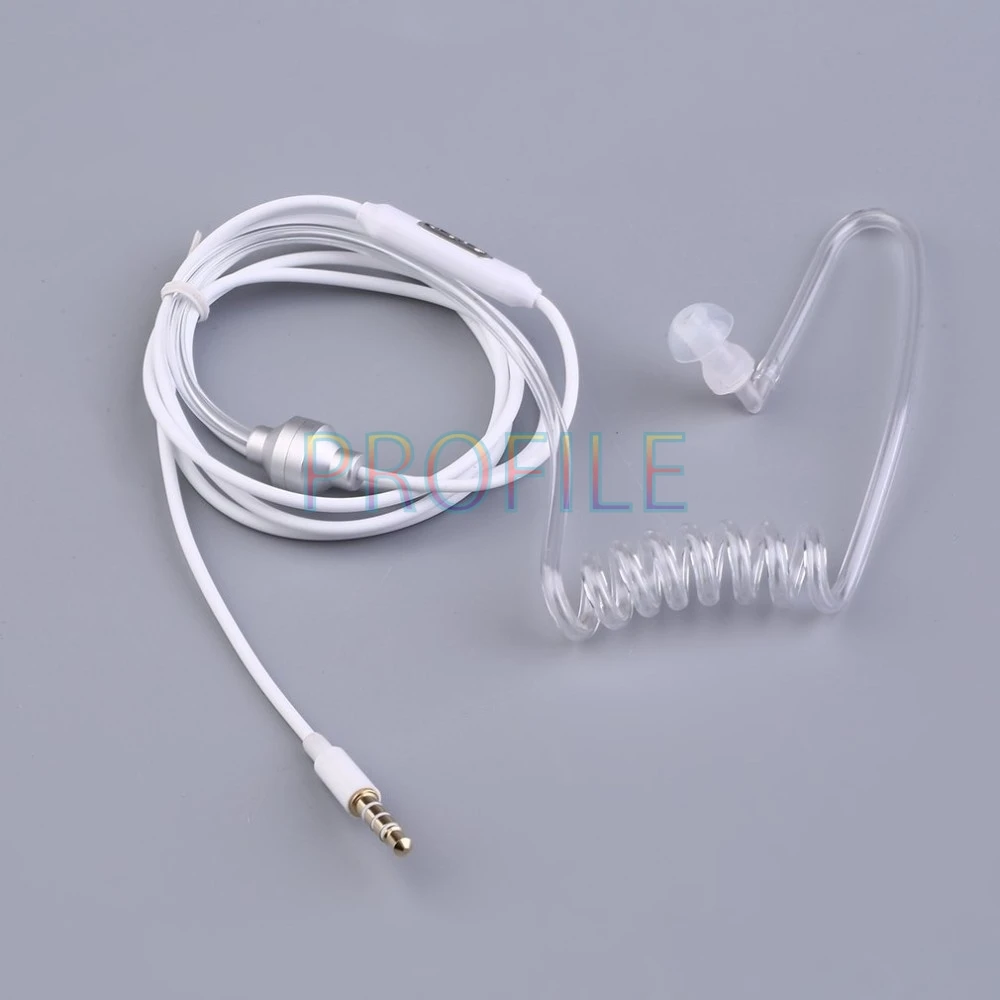 Одиночное стерео Секретная служба Воздушная трубка 3 5 мм Анти радиационные