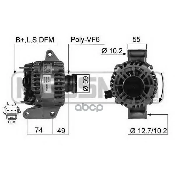 Генератор Ford Mondeo 1,8-2,0 Era арт. 210362