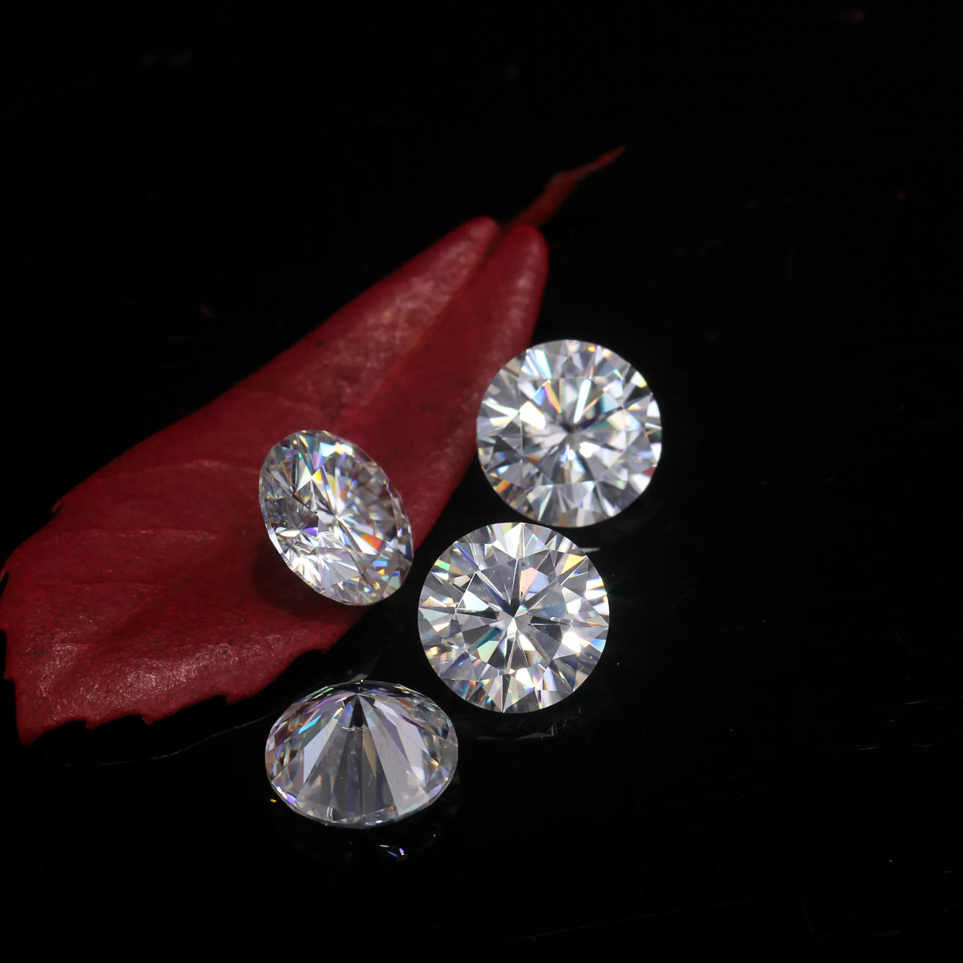 1 карат D цвет свободный Moissanite 6 5 мм бриллиант круглой огранки белый моисанит