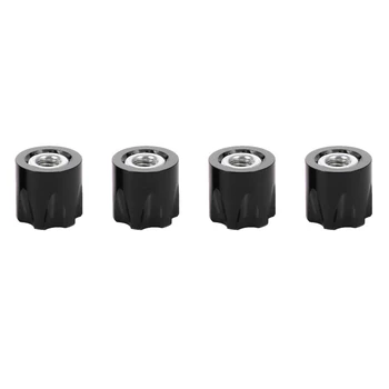 

4PCS Aluminium RC Car Wheel Rim Center Cap M4 Nut for 1/10 RC Crawler Traxxas TRX4 Axial SCX10 90046 D90
