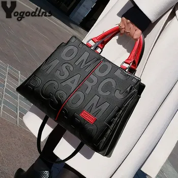 Borse a tracolla casual in pelle PU per donna Borsa tote di design di lusso da donna Borsa a tracolla da viaggio femminile di grande capacità Sac 1