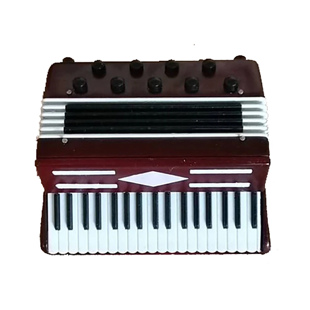 Miniatur Akkordeon Mini Musikinstrument Dekoration