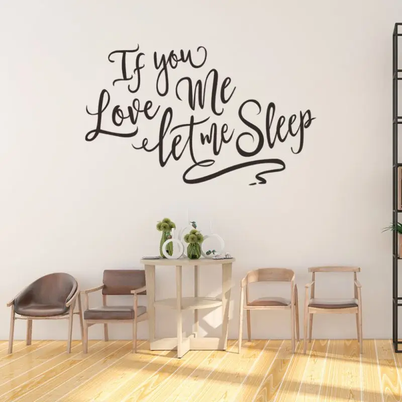 

Removable Wall Sticker Sayings Words Art Decor Decal Living Room Bedroom Vinyl Carving Self-Adehesive PVC Wall Decal Sticker