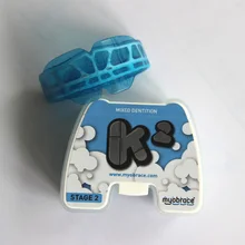 Myorace – entraîneur d'orthodontie pour enfants, appareil de dentition mixte K2/MRC, pour morsure profonde, orthodontie/MRC I2