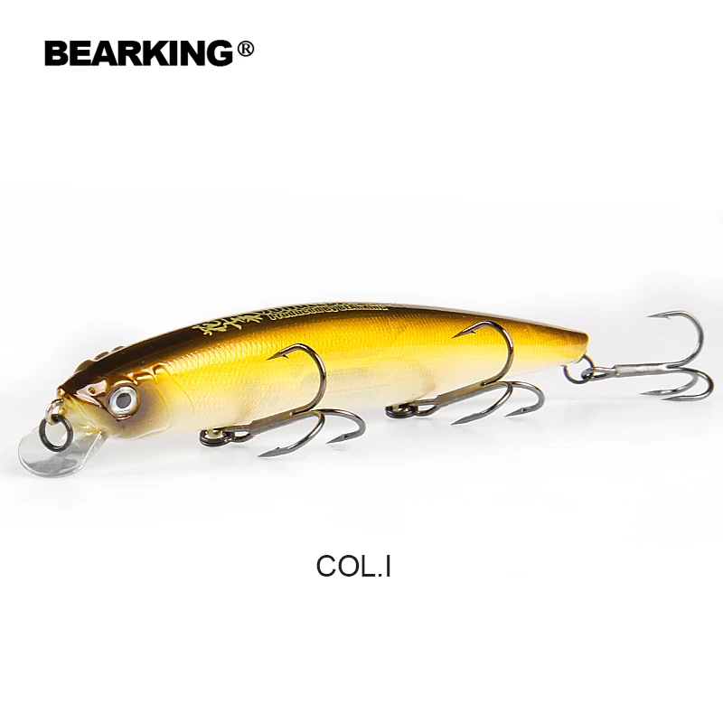 BEARKING 14 см 22 г новые горячие рыболовные снасти светящиеся приманки гольян Кривошип Вольфрам вес системы воблер наживка isca искусственные - Цвет: I