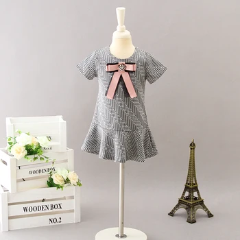 

5 Pcs/lot High-quality Dresses Long Sleeves Princess Dress Family Matching Dress Baby's Temperamental A Word Skirt 3 Colors