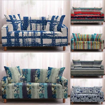 

Elastic Stripe Sofa Cover for Living Room Non-slip Stretch Couch Slipcover Couch Cover Sofa Cover Universal Spandex Case