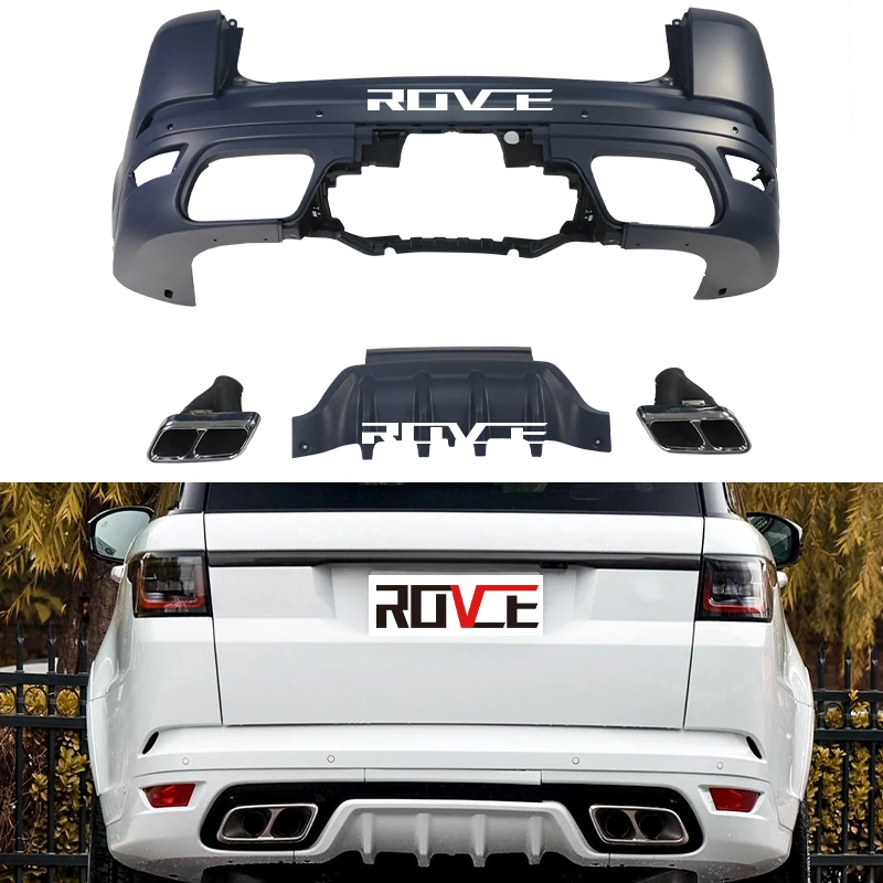 Goed opgeleid Ten einde raad liefde Rovce Achterbumper Body Kit Onderdelen Voor Land Rover Range Rover Sport  Svr L494 2018 2021|Bodykits| - AliExpress