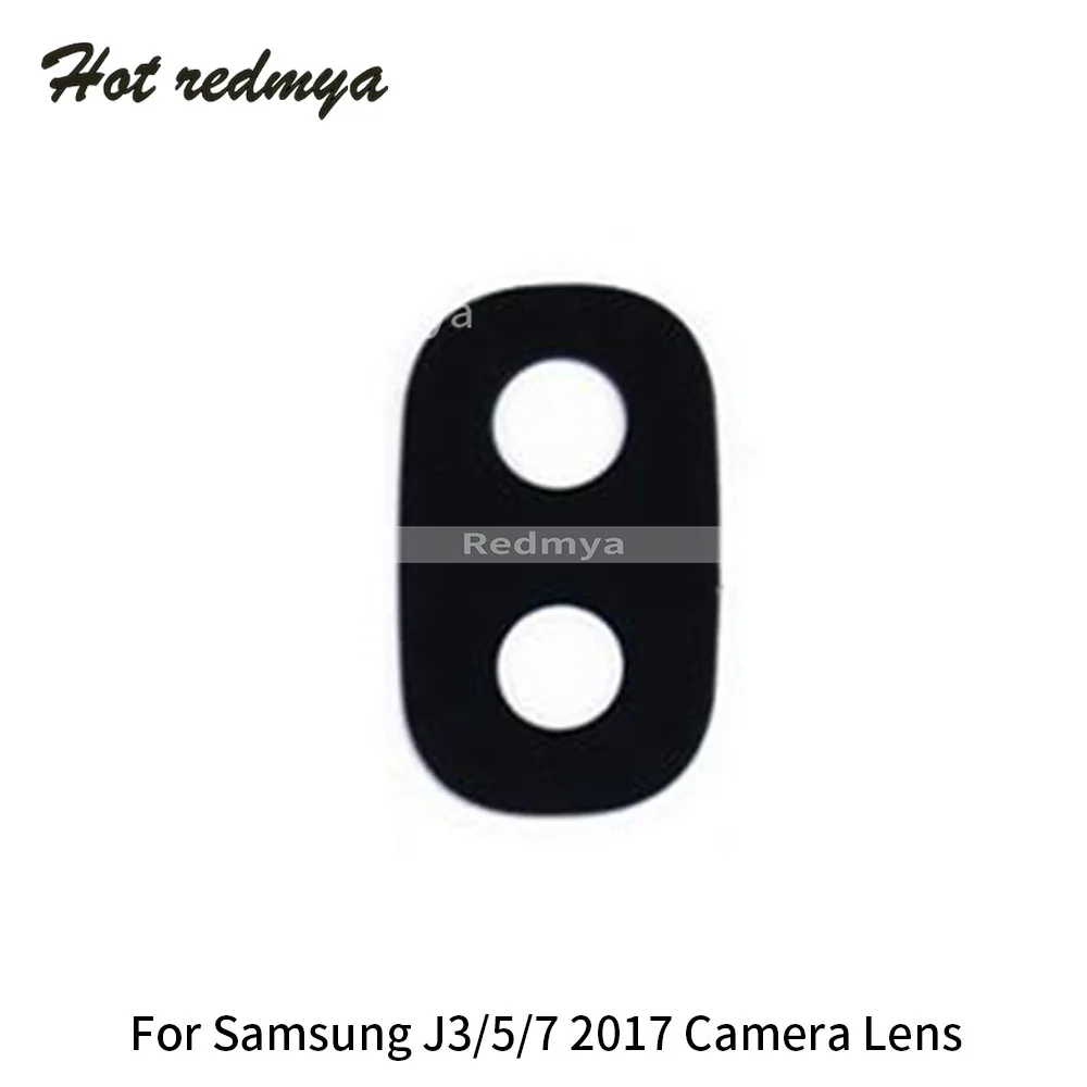 Задняя камера со стеклянным объективом для Samsung Galaxy J3, J5, J7 года J330F J530F J730F J330 J530 J730 объектив камеры+ наклейка запасные части