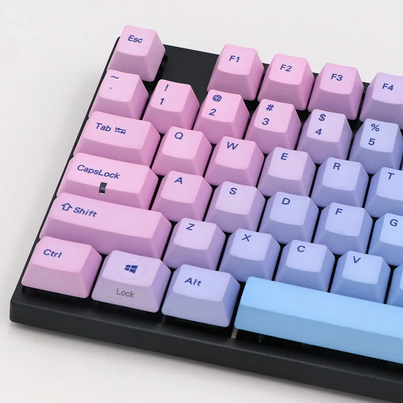 Keypro Blue enchantress цветная Сублимация PBT пропитанная механическая клавиатура