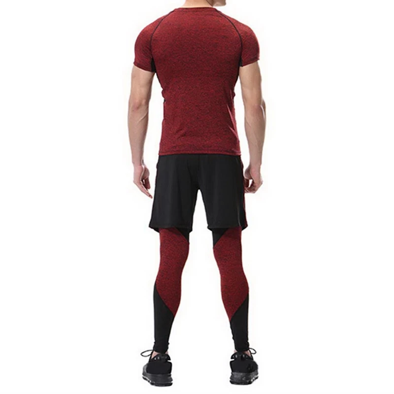 Sfit, мужские компрессионные штаны, колготки, быстросохнущие, для бодибилдинга, мужские брюки, для спортзала, из кусков, эластичные, быстросохнущие, обтягивающие леггинсы для спортзала