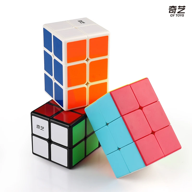 Qiyi Magic Cube 1x2x3 2x2x3 2x3x3 Tiny Fun Cube Neo Magico 223 123 Speed cubes Puzzle Educational Brain-teaser cool toys 2021 selenium 10mm se selenium cube periodic table of elements cube hand made science educational diy crafts display